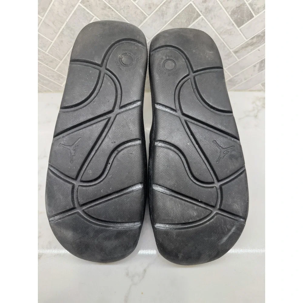 Nike Jordan Post Slides Sandals Mens 11 Triple Black Foam Comfort Slip On 400292